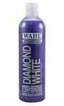 Wahl Diamond White Shampoo, Dog Shampoo, Shampoo for Pets, Natural Pet Friendly Formula, For White and Light Pet Coats, Concentrate 15:1, Remove Dirt and Stains, 500ml