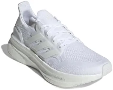 adidas Men's Ultraboost 5 Running Sneaker, White/White/Crystal White, 10.5
