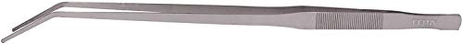 FEITA Extra Long Tweezers 18.9 Inch Stainless Steel Curved Tip Tweezer Tongs for Aquarium Fish Tank Plants