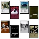 SAW Kendrick Lamar Wall Posters 8x12 inch (A4 Size) Wall Decor Posters Wall Art For Bedroom, Living room, Office, Pack of 8