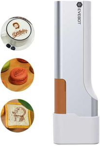 EVEBOT Handheld Food PrintPen Portable Mini Coffee PrintPen Latte Art Macaron Cookie DIY Design PrintPen, Bluetooth 4.2-1PCS Brown Color