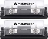 InstallGear 0/2/4 Gauge Ga ANL Fuse Holder + 100 Amp ANL Fuses (2 Pack)