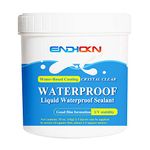 Liquid Waterproof Sealant 35 Ounces Clear, Endhokn Wall, Bathroom, Roof, etc Indoor and Outdoor Water-Based Waterproof Coating 35 Ounces