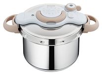 Lagostina Clipso Eco Respect 6L, 2-in-1 Pressure Cooker with 80% Recycled Steel, 3-Layer Base, Exercise Valve, Safe Lid and App for Android and IOS