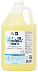 MODA Sulfate-Free Moisturizing Shampoo for All Hair Types - Professional - Deeply Cleanses and Conditions, Strengthens, Restores and Shines Hair - 1 GAL
