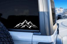 LYOMAN® Mountain Car Decal Vinyl Mountain Car Sticker Exterior for Tumbler Laptop Bumper Sticker Off Road Decal for Men Gifts for Him