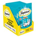 Temptations Dry Adult Cat Treat, Tempting Tuna Flavour - 12 X 85 g
