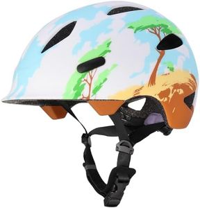 AUMENTAR Kids Bike Helmet for Boys and Girls 5-12 Years Old - Adjustable 360° Fit, with Bear Liner & Sun Visor - CPSC/CE Certified Multi-Sport Helmet for Bicycle Roller Skating Scooter S
