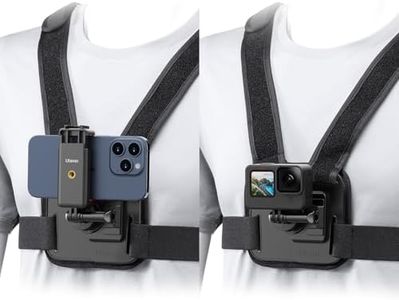 ULANZI CM028 Adjustable Chest Mount Harness w Vertical/Horizontal Switching for GoPro DJI Insta360 Action Cameras - Phone POV Chest Strap Mount Harness for iPhone Samsung Cameras Body Mount