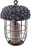 Esschert Design FB418 Acorn Silo Feeder, Black