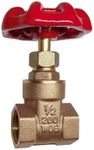 GUXGUY 1/2” Brass Gate Valve DN15, 