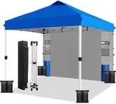 WEIZE 10x10 Pop Up Canopy Tent,One-