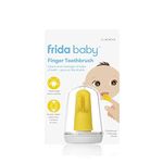 Frida Baby SmileFrida: Baby's First Finger Toothbrush, 3 Months and Up, Triple Angle Bristles, Soft Toothbrush Bristles, Toothbrush + Storage Case