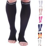 Doc Miller Open Toe Compression Socks 8-15 mmHg