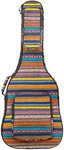 Glenmi 40 41 Inch Acoustic Guitar Case Gig Bag With 3D Pockets,Neck Protector Pillow Pad,Bohemian Style,12mm Sponge Padded