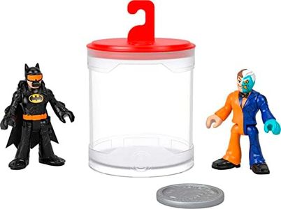 Fisher-Price Imaginext DC Super Friends Batman Toy Figure Set with Batman Two-Face and Color-Changing Action, 4 Pieces, Color Changers, Age 3-8 Years
