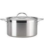 Hestan - ProBond Collection - Professional Clad Stainless Steel Stock Pot, Induction Cooktop Compatible (7.6L/8qt)