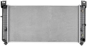 SPELAB Engine Coolant Radiator CU2423 - Compatible with Chevy Silverado, Suburban, Tahoe, Compatible with GMC Sierra, Yukon, Escalade - Automatic Transmission - TOC - No EOC - Replace# 15193108, 2423