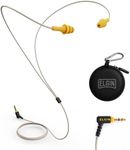 Elgin Ruckus Earplug Earbuds | OSHA Compliant Noise Reduction in-Ear Headphones : Isolating Ear Plug Earphones Orange