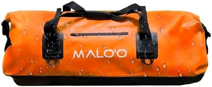 Malo'o Waterproof Dry Bag Duffel 40L/60L/100L, Roll Top Duffel Keeps Gear Dry for Kayaking, Rafting, Boating, Swimming, Camping, Hiking, Beach, Fishing - Internal & External Pockets and Molle Loops