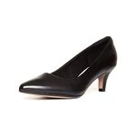 Clarks Women's Linvale Jerica Pumps, Black Black Leather, 6 UK