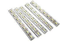 Electronic Spices 4V aluminium led Strip Light Bulbs pack of 5,Iron(multi)