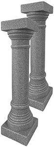 BestNest Emsco Greek Column Pedestals, Granite Colored, 32" H, Pack of 2