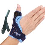 Willcom Thumb Brace for Arthritis Pain in Left or Right Hand, Spica Splint and Wrist Brace for De Quervain’s Tenosynovitis, Sprained, Tendonitis Injury Relief for Women and Men(M, 5.75-6.75 Inch)