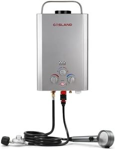 Portable Tankless Water Heater, GASLAND Outdoors 6L 1.58GPM Propane Water Heater for RV Camping, Overheating Protection