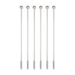 Viners Barware Cocktail Stirrers Gift Set | Reusable Stainless Steel Swizzle Sticks with Gift Box | 6 Piece