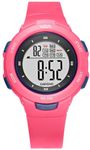 V2A Resin Digital Water Resistant Pink Dial Color Sports Watch For Girls | Girls Watch | Watch For Kid, Pink Band