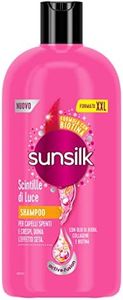 Sunsilk, Shampoo Scintille di Luce, Shampoo Anticrespo Districante, Dona Lucentezza al Capello, Formula Active-Fusion con Olio di Jojoba, Collagene e Biotina, Formato XXL 810ml