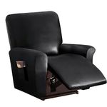 Black Leather Recliner Covers