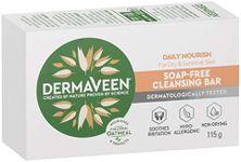 Dermaveen Daily Nourish Soap-Free Cleansing Bar, 115g