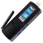 MeLE PCG02 Mini PC Stick Fanless Celeron J4125, Small Computer Portable Micro PC, LPDDR4, Win 11, HDMI 4K 60Hz, 2.4G/5G Wi-Fi, Gigabit Ethernet, BT 4.2, USB 3.0 * 2, Wake on LAN, PXE (8G/128G)