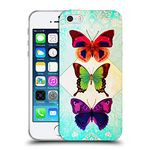 Head Case Designs Officially Licensed Jena DellaGrottaglia Butterflies 1 Insects Soft Gel Case Compatible With Apple iPhone 5 / iPhone 5s / iPhone SE 2016