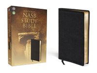 NASB, Zondervan NASB Study Bible, Bonded Leather, Black, Red Letter: Black Bonded Leather