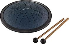 Meinl Sonic Energy Steel Tongue Drum 8 Notes 7" with Mallets, Bag — Sound Healing Instrument for Musical Education, Meditation, ASMR, Yoga