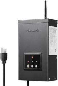 DEWENWILS Smart Low Voltage Landscape Transformer 200W, 3 Independent Outputs, 120V AC to 12V/14V AC, Landscape Lighting Transformer with Schedule & Timer, Work with Alexa & Google Assistant