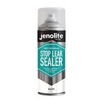 JENOLITE Stop Leak Sealer Spray | WHITE | 400ml | Leak Sealer for Gutters and Flat Roofs | Waterproof Gutter Sealant | Fills, Seals & Stops Leaks | Long Lasting Waterproof Sealant