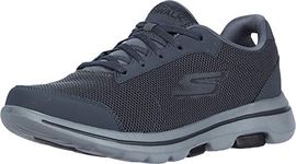 Skechers Men's Go 5 Demitasse-Textured Knit Lace Up Performance Walking Shoe