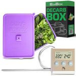 Decarboxylator Box, Silicone Baking Pan to Decarb & Infuse into Butter, Oils, & Tinctures, Kit for Magical Decarboxylation & Infusions with Digital Thermometer - Edibox Purple