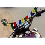 Aric Tibetan Buddhist Prayer Flags for Motorbike/Bike and Cycle, Home (Small)