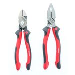 Wiha 30941 2 Piece Industrial SoftGrip Pliers and Cutters Set
