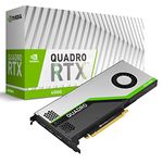 PNY Quadro RTX 4000 Professional Graphic Card 8GB GDDR6 PCI Express 3.0 x16, Single Slot, 3x DisplayPort, 8K Support, Ultra-quiet active fan