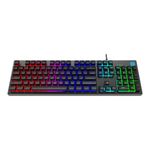 HP K500F Backlit Membrane Wired Gaming Keyboard with Mixed Color Lighting, Metal Panel with Logo Lighting, 26 Anti-Ghosting Keys, and Windows Lock Key / 3 Years Warranty(7ZZ97AA)