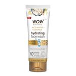 WOW Skin Science Rice Water & Ceramide Hydrating Face Wash | Brightens Skin | Tightens Pores | Locks in Moisture | Reduces Fine Lines | Improves Skin Elasticity | 100ml