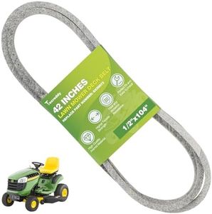 GX20072 Deck Belt for John Deere 42 inch Lawn Mower - Drive Belt Compatible with L110 D110 D130 100 Series (1/2" X 104")