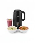 Tefal MultiSoup Soup Maker, 6 Auto Programs, 1L Capacity, Smooth Soups, Chunky Soups, Smoothies, Hot recipes, 4 People, Auto Cleaning Function, Cleaning Brush, Measuring Cup, Glossy black, BL5628G0
