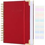 Spiral Notebook, Hardcover Leather 